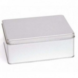 Boite rectangulaire avec couvercle à charnières TW2335 Métal - 2