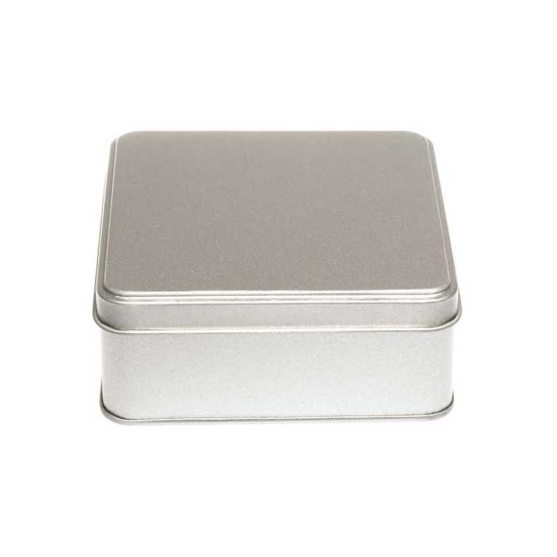 Boite carrée avec couvercle coiffant TW1075 Métal - 2