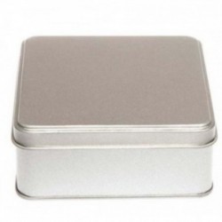 Boite carrée avec couvercle coiffant TW1065 Métal - 2
