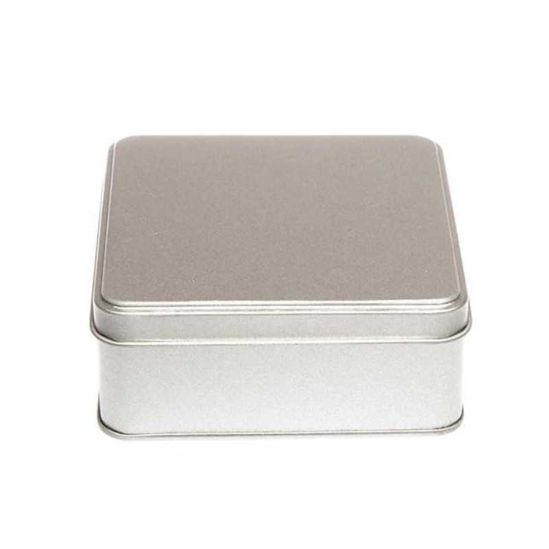 Boite carrée avec couvercle coiffant TW1065 Métal - 2