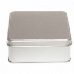 Boite carrée avec couvercle coiffant TW1055 Métal - 2