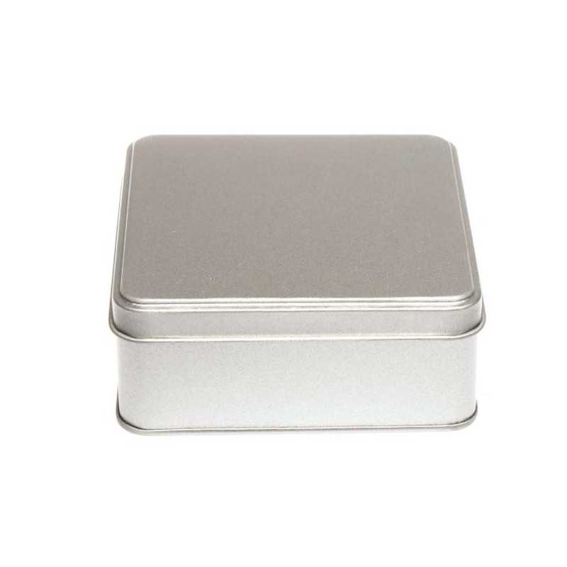 Boite carrée avec couvercle coiffant TW1055 Métal - 2