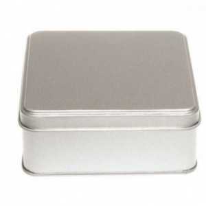 Boite carrée avec couvercle coiffant TW1055 Métal - 2