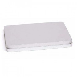 Boite rectangulaire avec couvercle à charnières TW4005 Métal - 2