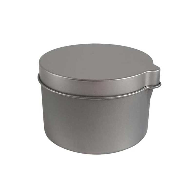 Boite ronde avec verseur TW0796 Métal - 2 Boite ronde avec verseur TW0796 Métal - 2