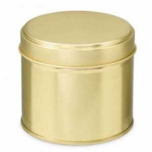 Boite en métal or avec couvercle coiffant TW0875D Métal - 2