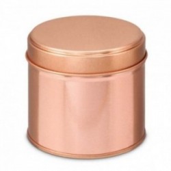 Boite en métal or rose avec couvercle coiffant TW0875R Métal - 2