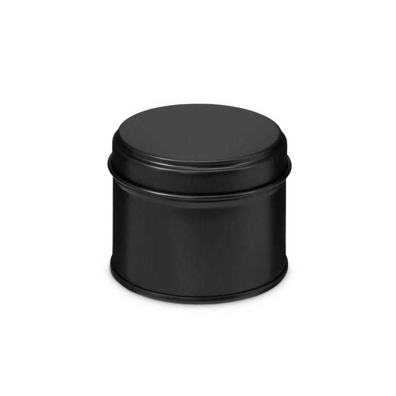 Boite en métal noir rose avec couvercle coiffant TW0875 Métal - 2 Boite en métal noir rose avec couvercle coiffant TW0875 Métal - 2