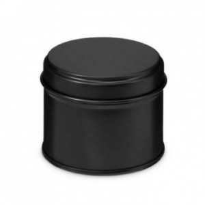 Boite en métal noir rose avec couvercle coiffant TW0875 Métal - 2