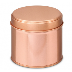Boite en métal or rose avec couvercle coiffant TW0857R Métal - 3