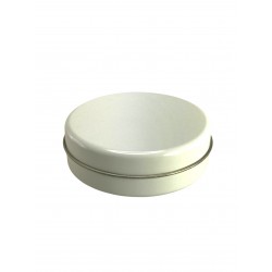 Boite ronde blanche