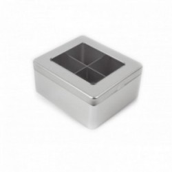 Boite 4 compartiments avec fenêtre GWIN916 Métal - 3