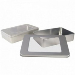Boite rectangulaire avec fenêtre AV3042 Métal - 4