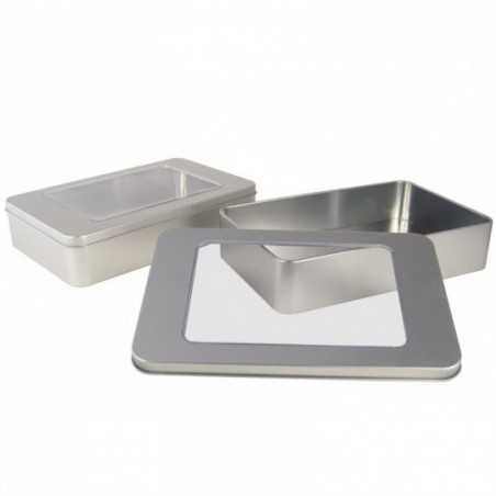 Boite rectangulaire avec fenêtre AV3042 Métal - 4