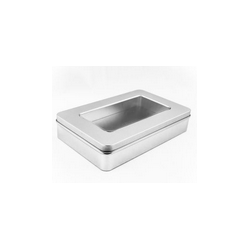 Boite rectangulaire avec fenêtre LK9065 Métal - 2