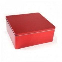 Boite rectangulaire rouge K56050B Métal - 3