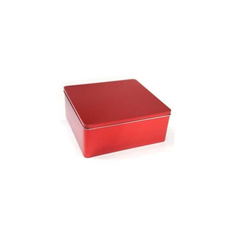 Boite rectangulaire rouge K56050B Métal - 3