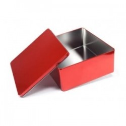 Boite rectangulaire rouge K56050B Métal - 4