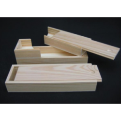 Boite à couvercle coulissant P53C17 Bois - 2