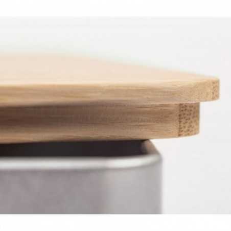 Boite rectangulaire bambou DSDSE031 Métal - 6