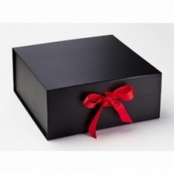Coffret pliant avec rabat aimanté et rubans BNBXLD Carton - 16