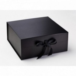 Coffret pliant avec rabat aimanté et rubans BNBXLD Carton - 17