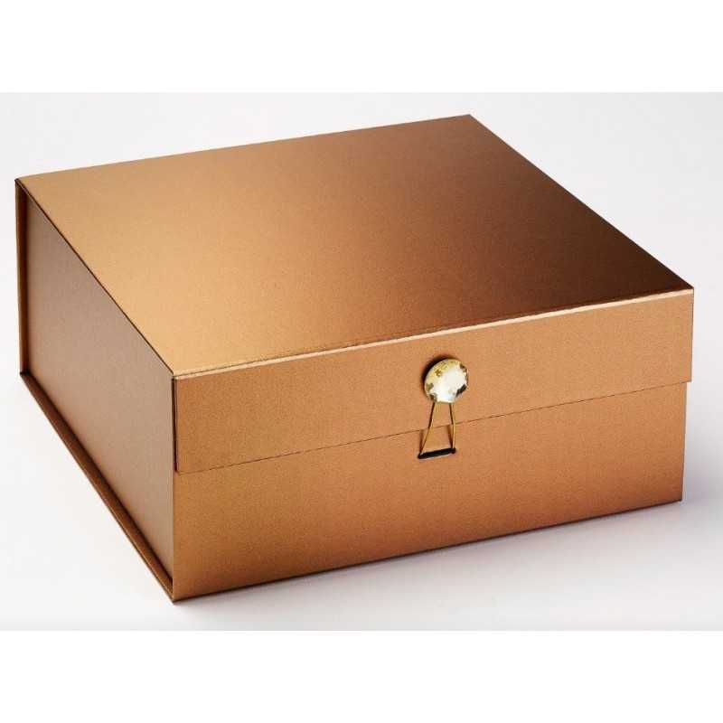 Coffret pliant avec rabat aimanté et bouton BNBBXLD2 Carton - 7