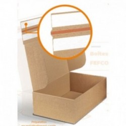 Boite d'expédition imprimée avec adhésif LB427S30 Carton - 5