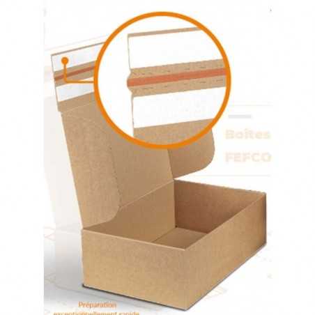 Boite d'expédition imprimée avec adhésif LB427S30 Carton - 5