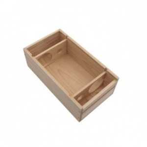 Caisse à vin en pin, couvercle à glissière MA0302063 Bois - 3