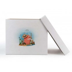 Boite pliante avec couvercle SHQCP41 Carton - 6